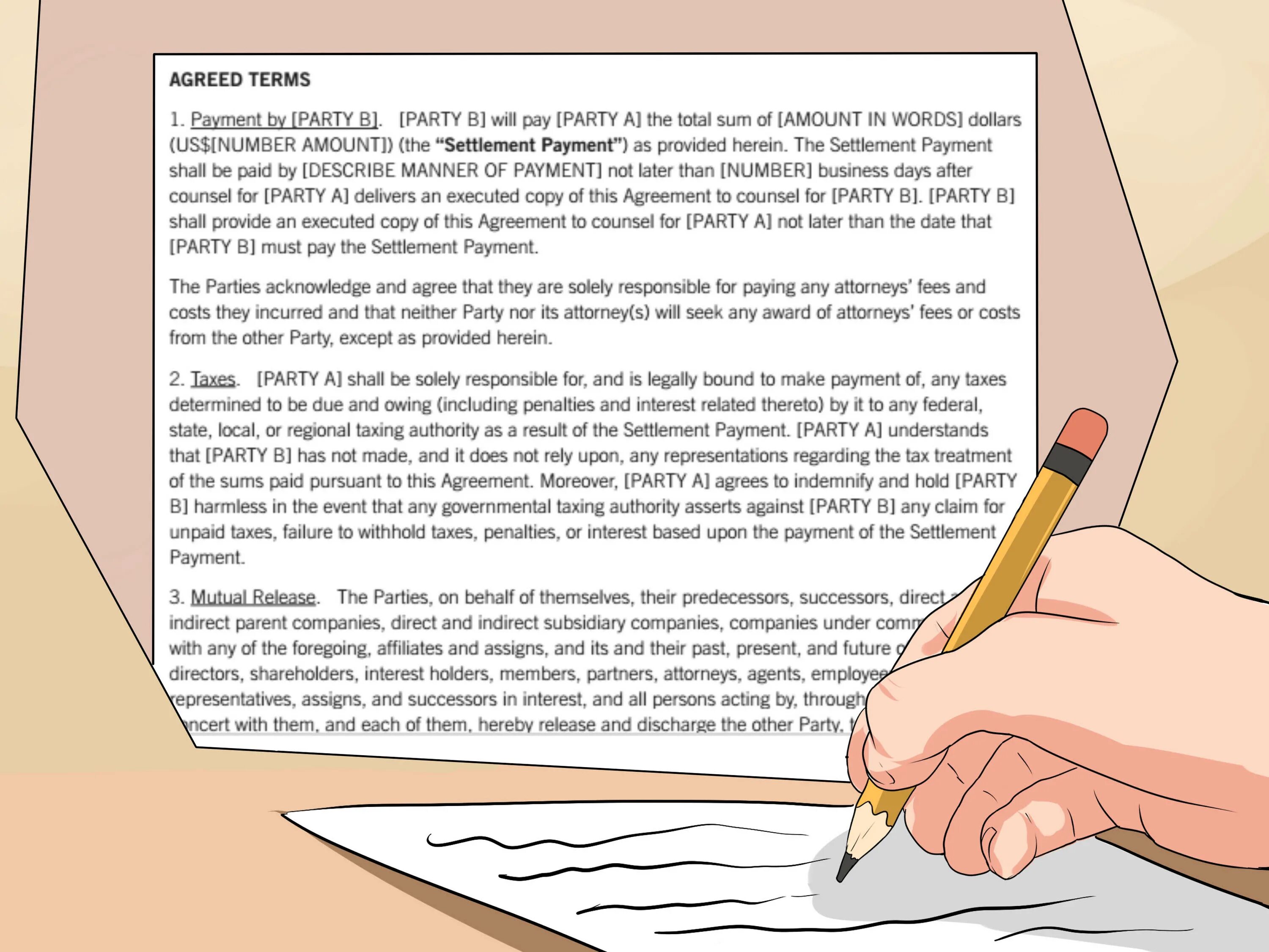 Agreement in write. Terms used in the Agreement. Terms agreed. I agree to terms. Agreed terms перевод