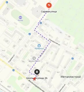 Школьная улица металлострой