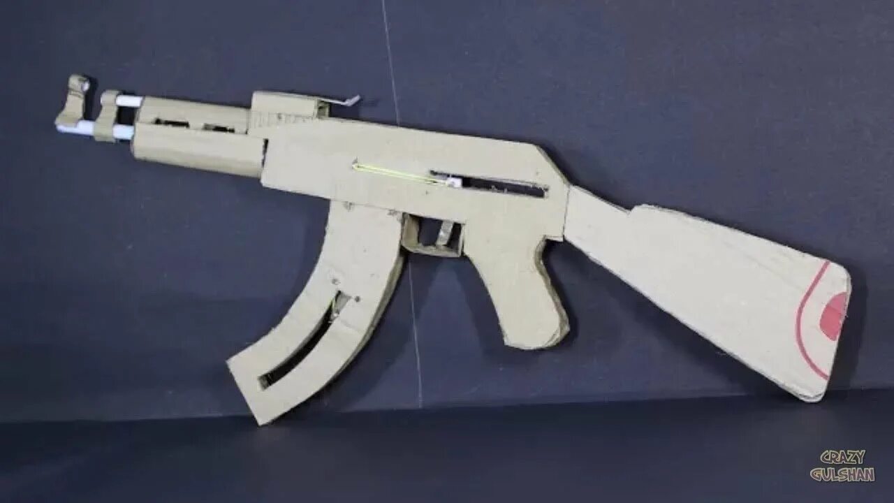 Автомат из картона m416. АК 47 из картона. Картонный автомат АК 47. Ак47 из картона стандофф.