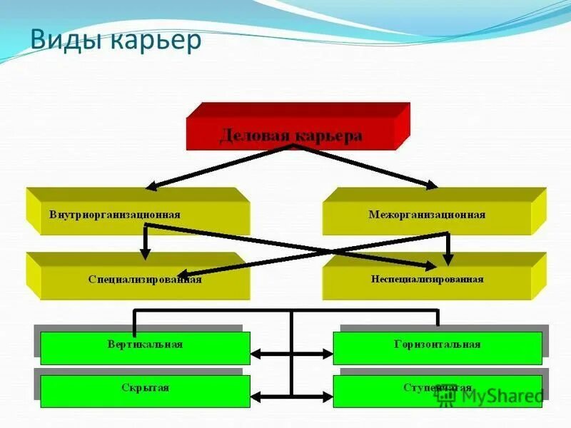 Виды карьеры