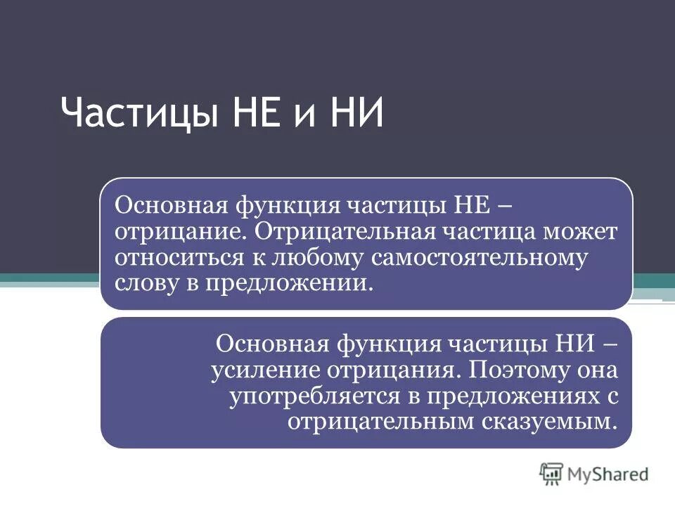 Определите функции частиц