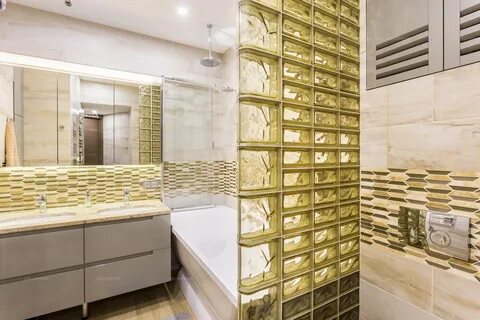 Стеклянный кирпич блок