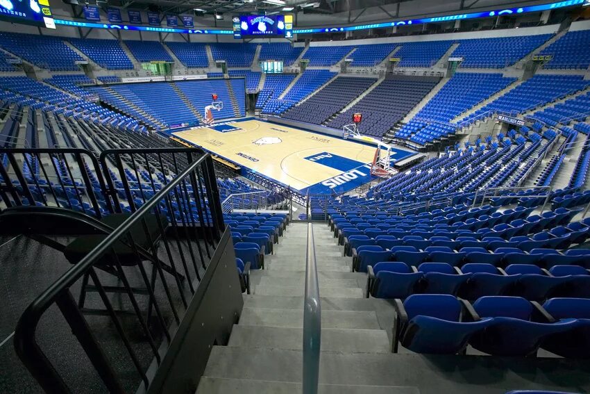 Blue arena. Chaifetz Arena.