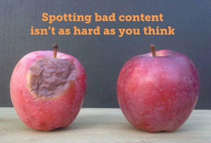 Bad content. Bad content