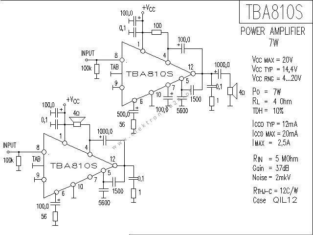 Tba что это. Tba810s даташит. Tba810as схема включения. Tba810s Генератор низкочастотный. Схема усилителя на микросхеме tba810.