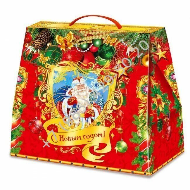 новогодние сладкие подарки.