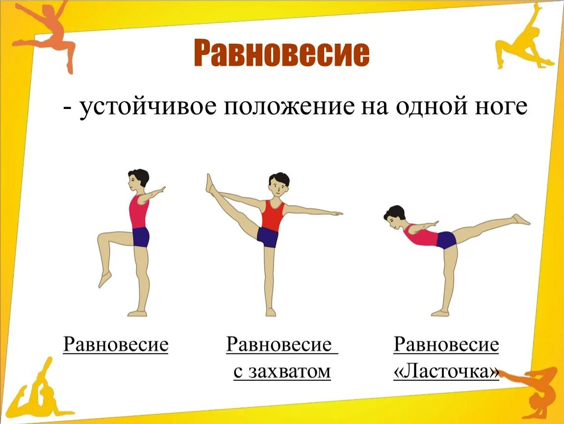 Школа равновесие. Упражнения основной гимнастики. Ласточка упражнение в гимнастике. Равновесие на одной ноге техника выполнения. Упражнения на одной ноге для равновесия.