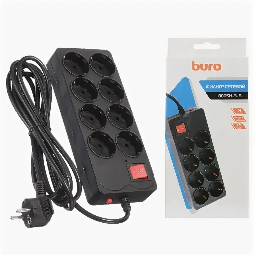 Buro 800sh. Yak buro iii. сетевой фильтр buro 800sh-3-b.