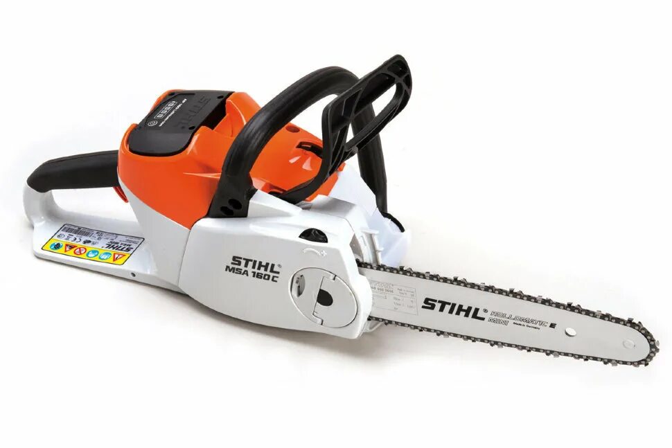 Аккумуляторная цепная пила Stihl. Stihl MSA 160. Цепная электрическая пила Stihl MSA 160 T-0. Аккумуляторная цепная пила Stihl MSA.