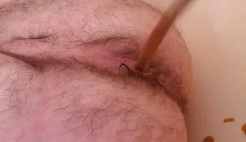 My ass squirting shitty enema. 