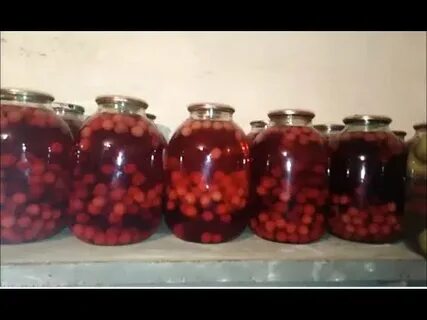 Компот из вишни на зиму стерилизация