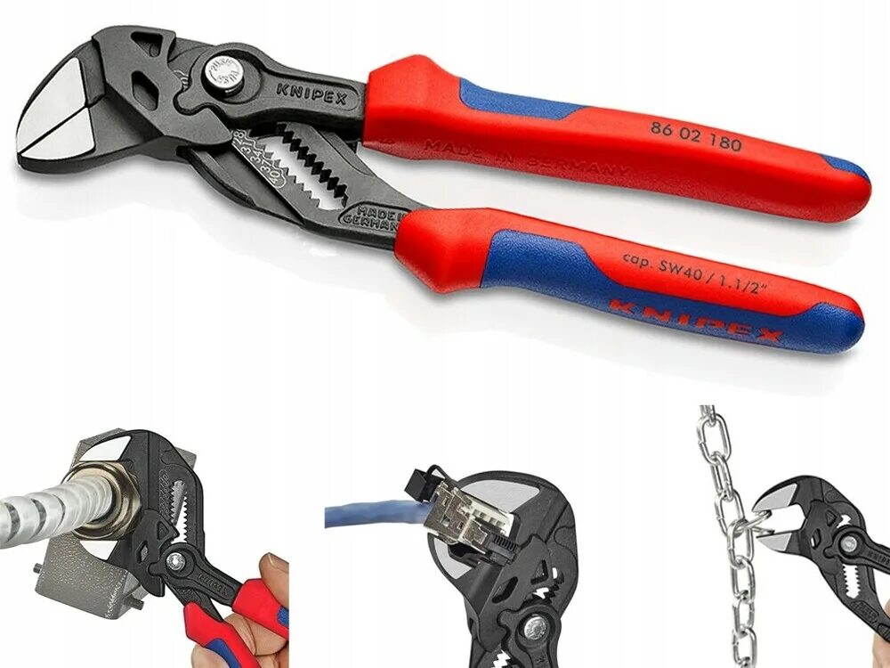 Knipex 8602180. Knipex KN-8602180. KN-8602180. Ключ Книпекс переставной.