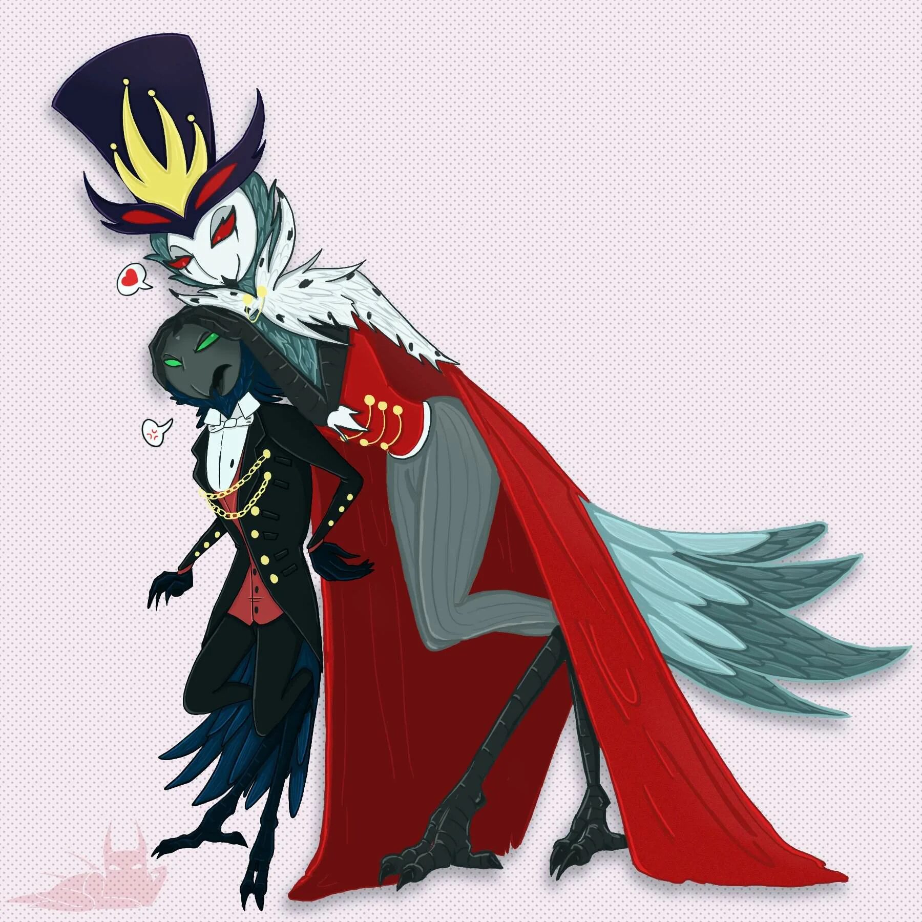 пеймон адский босс. демоны гоэтии принц столас. принц столас адский босс. столас демон арт адский босс. столас адский босс отель хазбин.