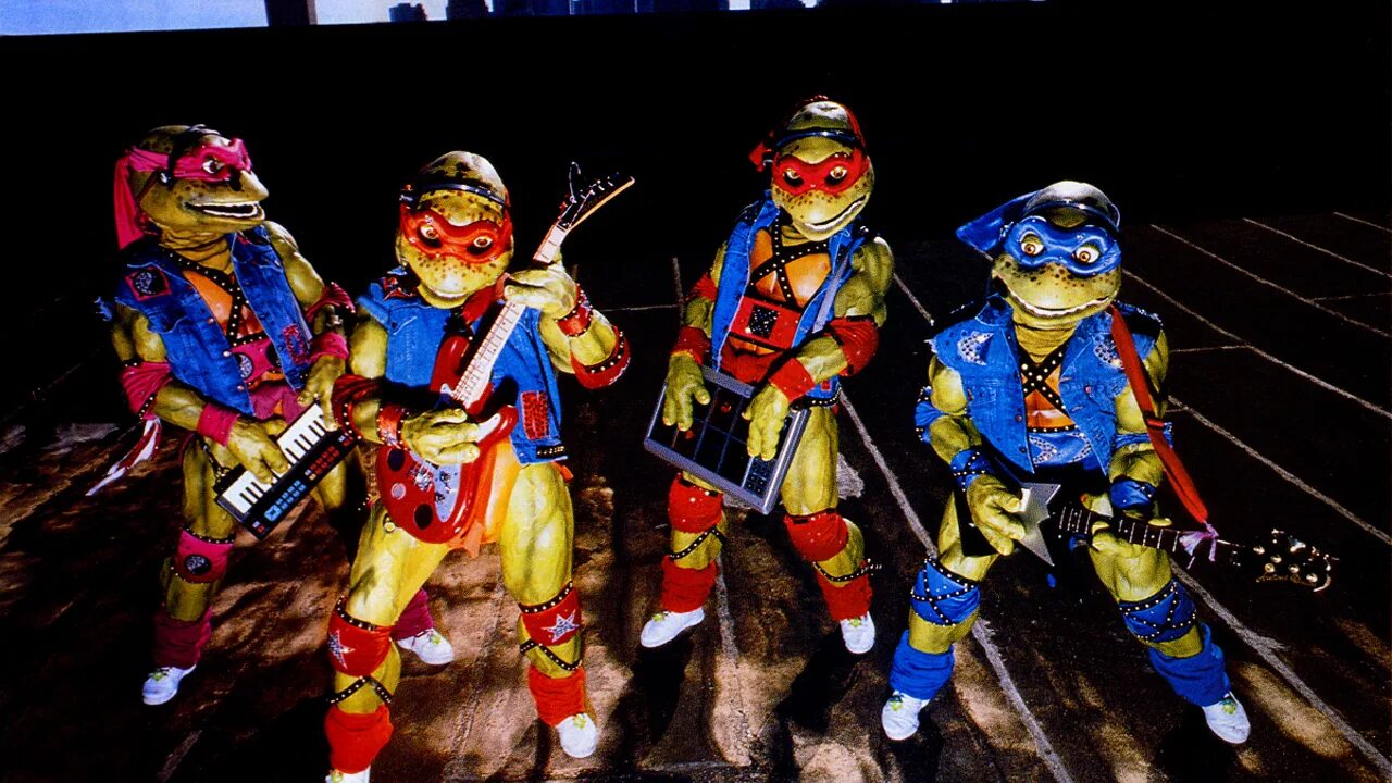 Mutant Ninja Turtles 1990. Дон Визиосо Черепашки ниндзя. Черепашки ниндзя: музыкальный тур (1990). Песня супер ниндзя