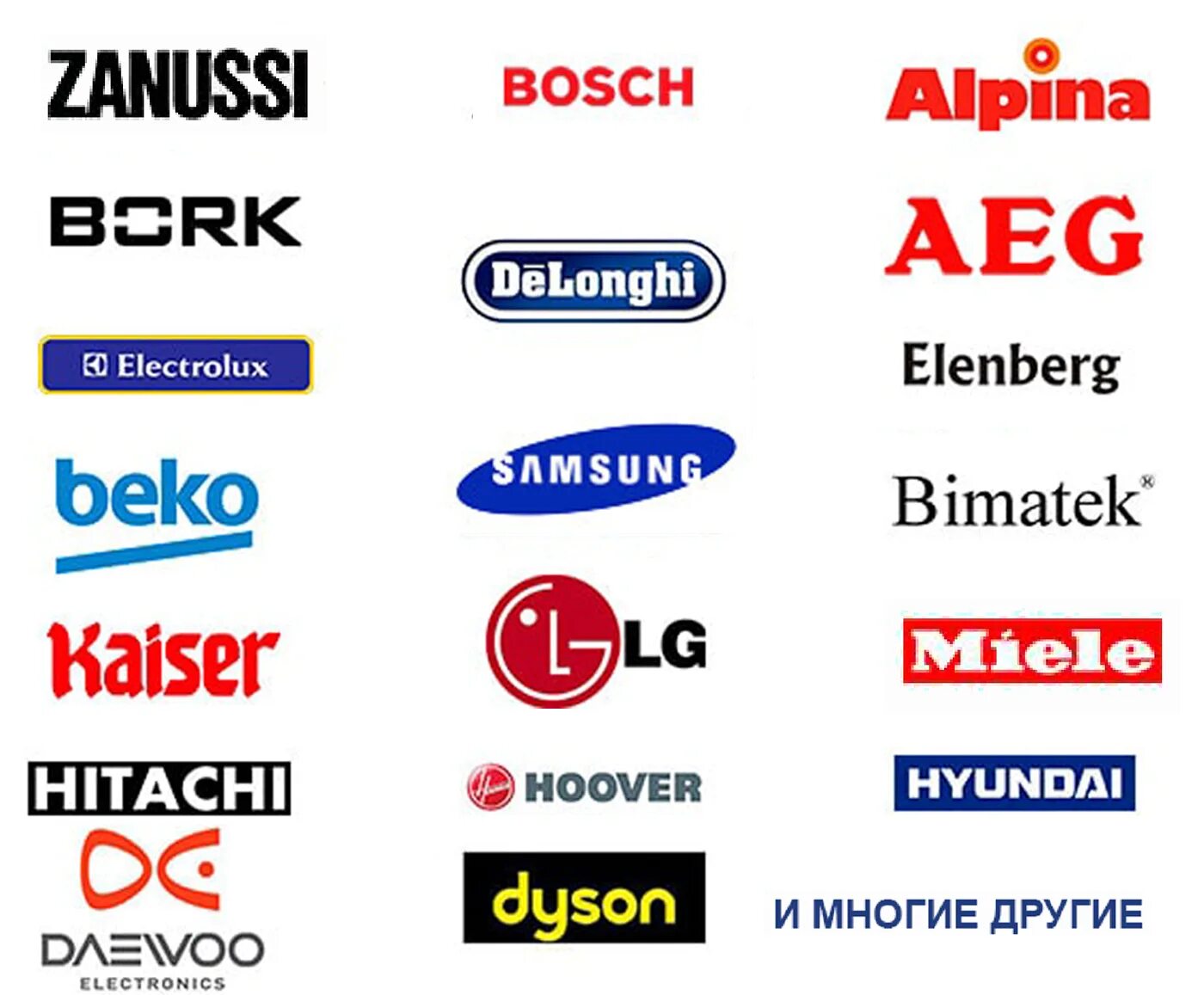 Компания производитель бытовой техники. Бытовая техника бренды. Марки брендов бытовой техники. Логотипы фирм бытовой техники. Марки производителей бытовой техники.