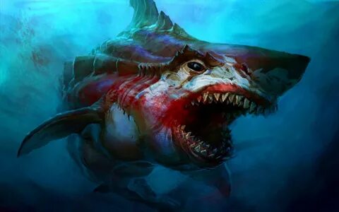 Image result for dark fantasy art sharks Зомби Рисунки, Сказочные Существа,...