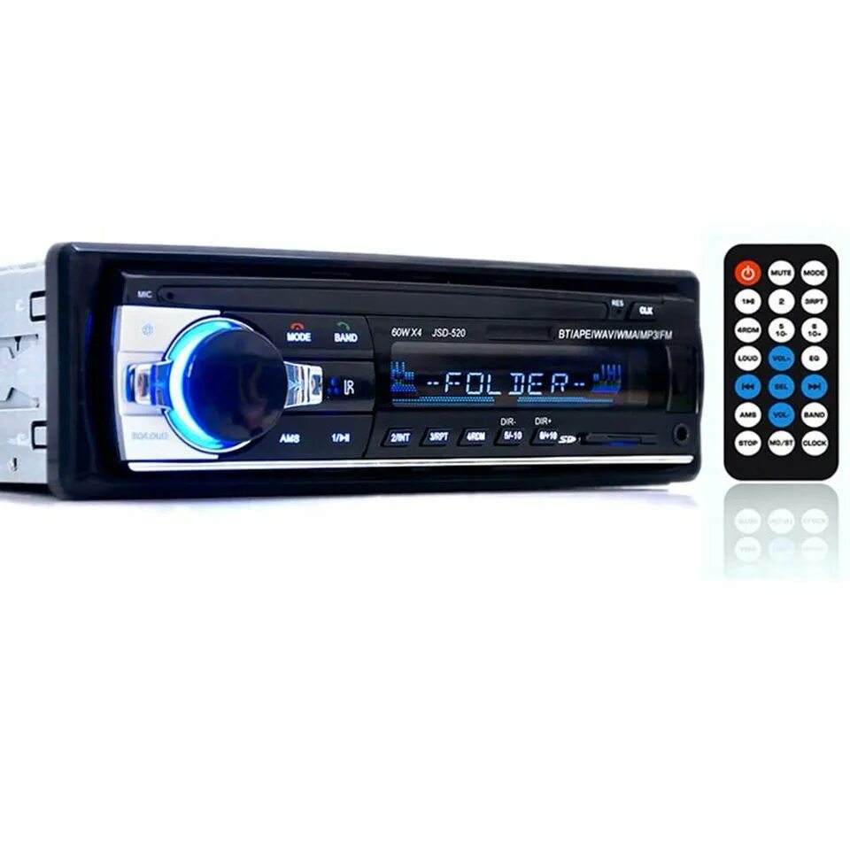 Магнитола с блютузом с экраном. Автомагнитола Pioneer JSD-520 BT. Автомагнитола 1din 12v fm/SD/USB/Bluetooth 520-BT. JSD 520 BT магнитола. 1 Din магнитола Pioneer с блютузом.