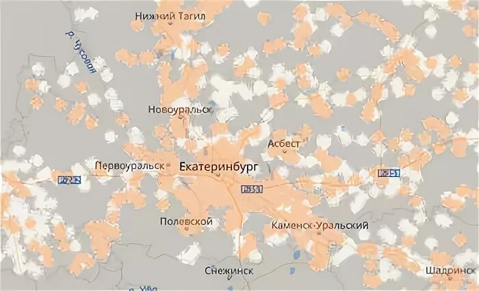 Карта покрытия мотив