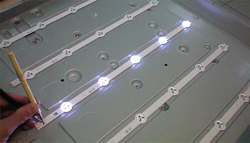 Проверка led подсветки. Led подсветка для телевизора lg 47lb720v. диоды подсветки для жк телевизоров lg 32lb525u. светодиодная планка для телевизора lg 32 дюйма. планка матрицы телевизора lg.