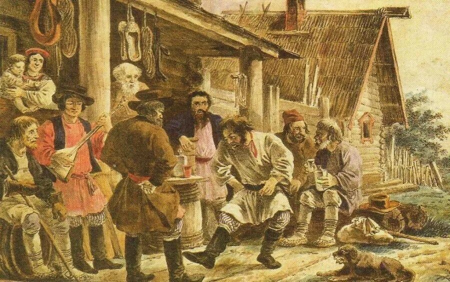 Как происходило обучение детей молодежи дворяне крестьяне. Маковский художник трактир. крестьянская жизнь и быт при петре 1. крепостные крестьяне 18 века в россии. кабак 17 век русь.
