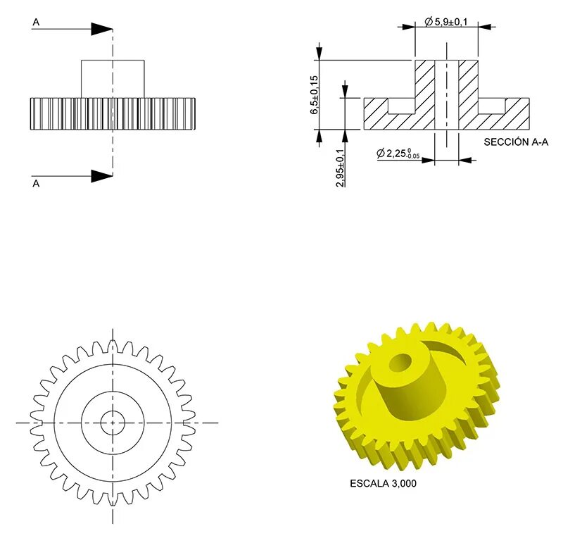 Модуль 0 35. Модуль шестерни 0.15. Gear Module Size.