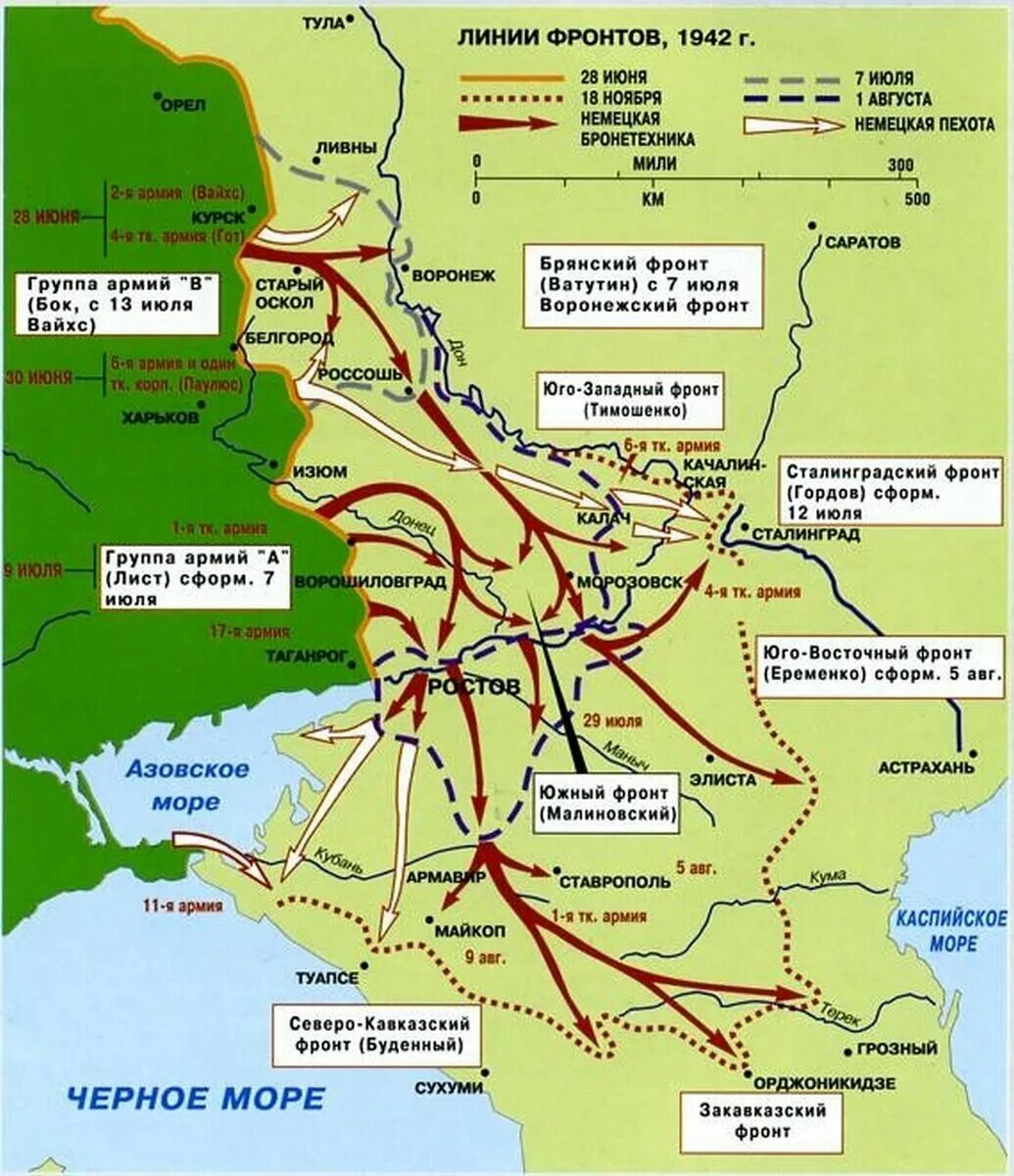 Карта 3 линия фронта. Наступление Германии летом 1942 карта. Карта линии фронта 1942. Линия фронта 1942 года. Фронт второй мировой войны карта 1942.