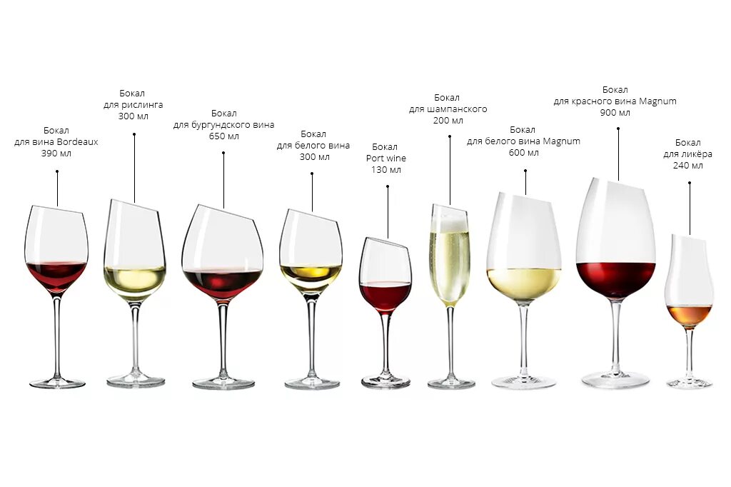 Правильная форма бокала для вина. Чем отличается бокал для белого вина от бокала для красного вина. Разница между бокалами для белого и красного вина. Правильная форма бокалов для белого вина. Вин и каждое из них