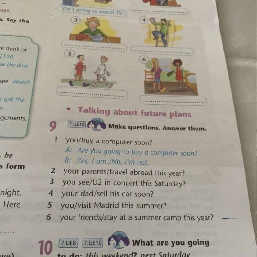Form questions answer them