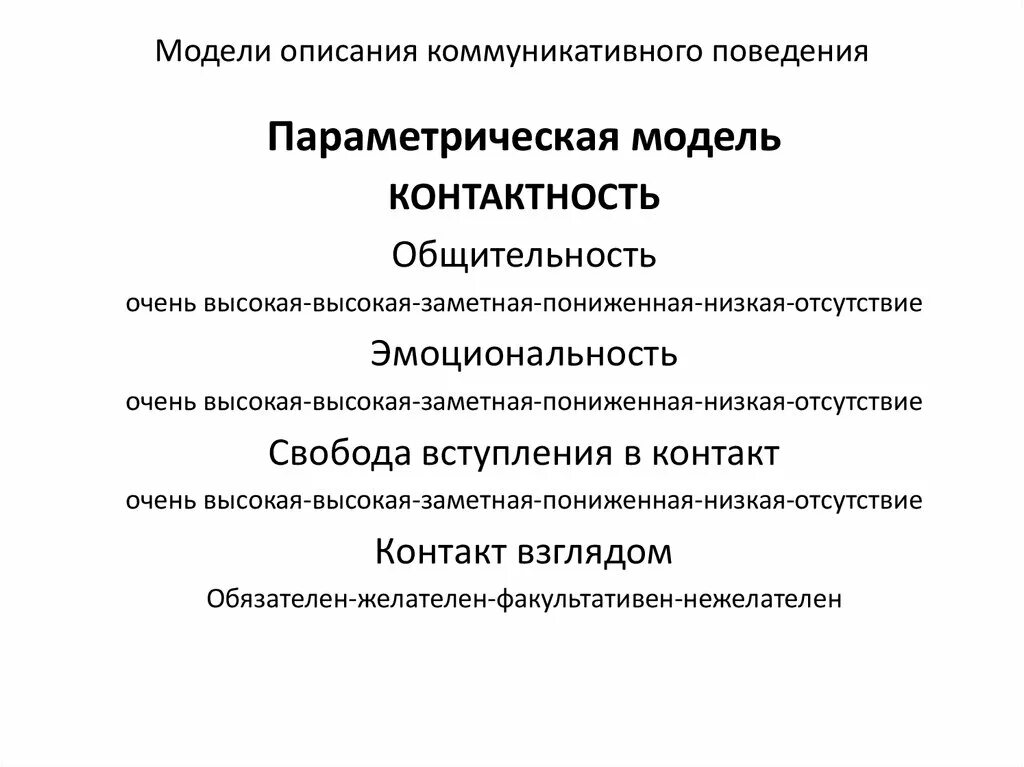 Коммуникативная модель. Становление коммуникативного поведения анатомия. Черты коммуникативного поведения. Что такое параметрическая модель коммуникативного поведения. Модели коммуникативного поведения.