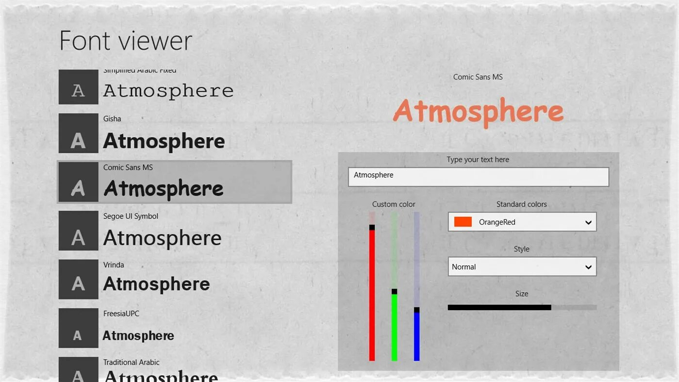 Font viewer. Font viewer windows. окно программы шрифты. font viewer icon.