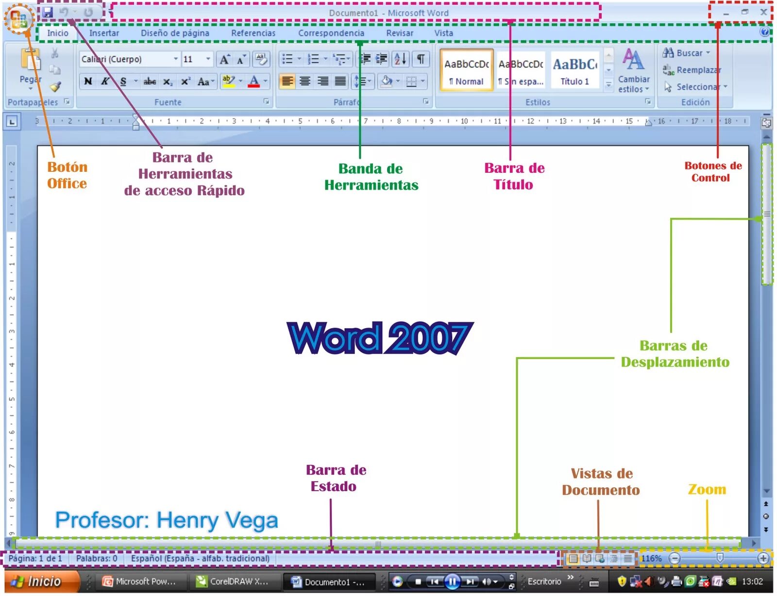 Основные элементы окна Microsoft Word 2007. Элементы окна MS Word. Интерфейс Word 2007. Элементы окна microsoft word