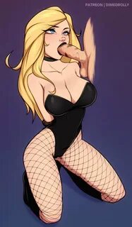 Часть 1. Порно картинки с Black Canary (Чёрная Канарейка). 