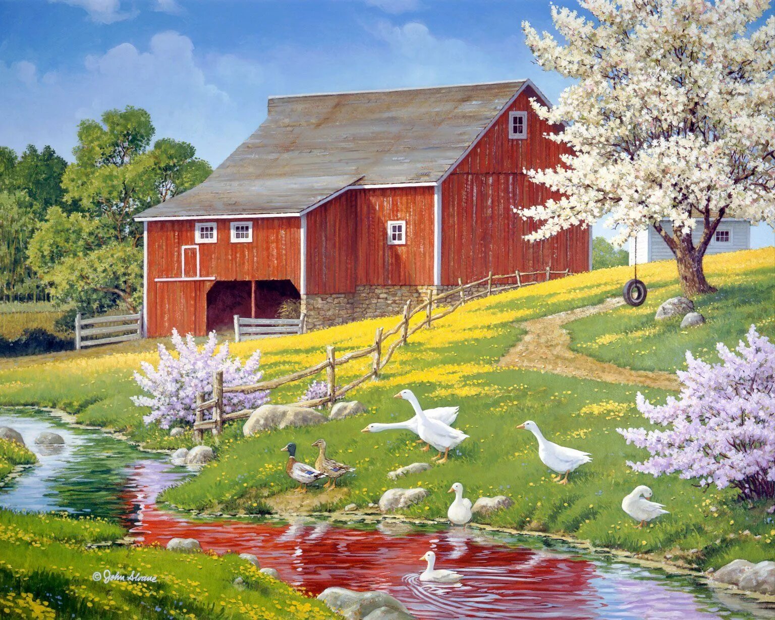 Month in the country. Весенняя деревня Джон Слоун. Весенняя деревенька John Sloane.. Художник Джон Слоан картины. Художник Джон Слоун John Sloane.