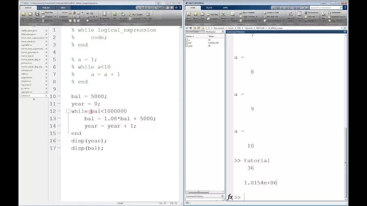 While boolean. Цикл в матлабе. while в матлабе. цикл for matlab. цикл for в матлаб.