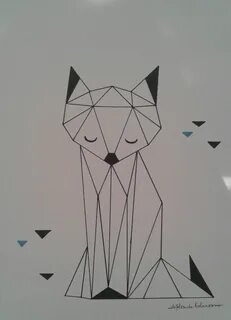 16 idées de Tableaux brodés origami dessin origami, origami, dessin géométrique