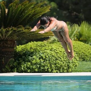 REBEKAH VARDY in Bikini at a Pool in Portugal 09/29/2018.