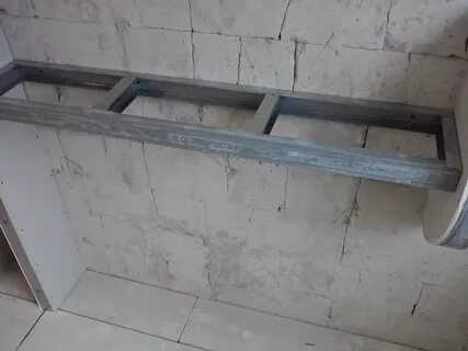 Полки из профиля для гипсокартона