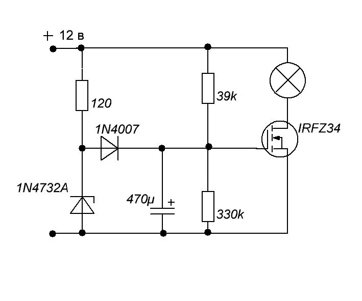 Схема плавного включения ламп 12 вольт. Плавное включение галогеновых ламп 12в схема. Схема плавного розжига галогеновых ламп 12 вольт. Плавное включение ламп 12в схема.