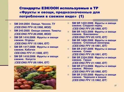 Для овощ фрукт какие документы нужно