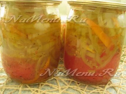 Острый перец с луком на зиму морковь