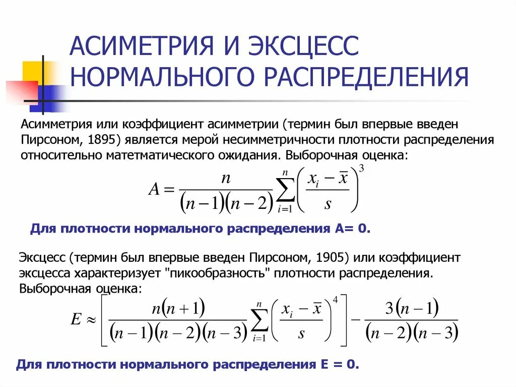 Коэффициент асимметрии в статистике формула. Числовые характеристики асимметрия и эксцесс. Асимметрия и эксцесс в статистике формула. Коэффициент асимметрии теория вероятности.