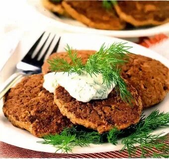 Котлеты из печени с кабачком