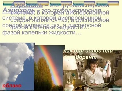 Аэрозоли воздействие на человека