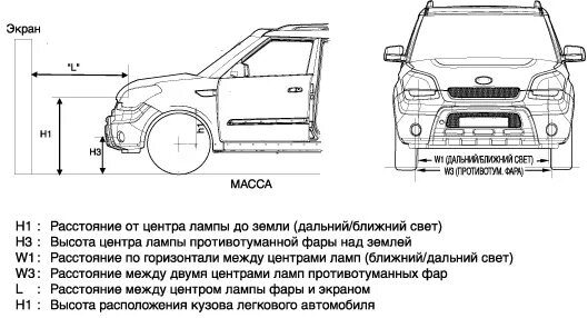 Киа соул ходовые огни какие лампочки фото АвтоБаза.ру