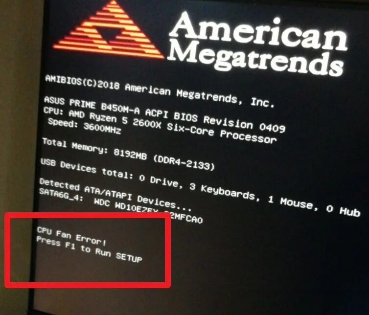 Error press f1. Ошибка CPU Fan Error. Биос CPU Fan Error. American MEGATRENDS CPU Fan Error. Fan Error при включении.