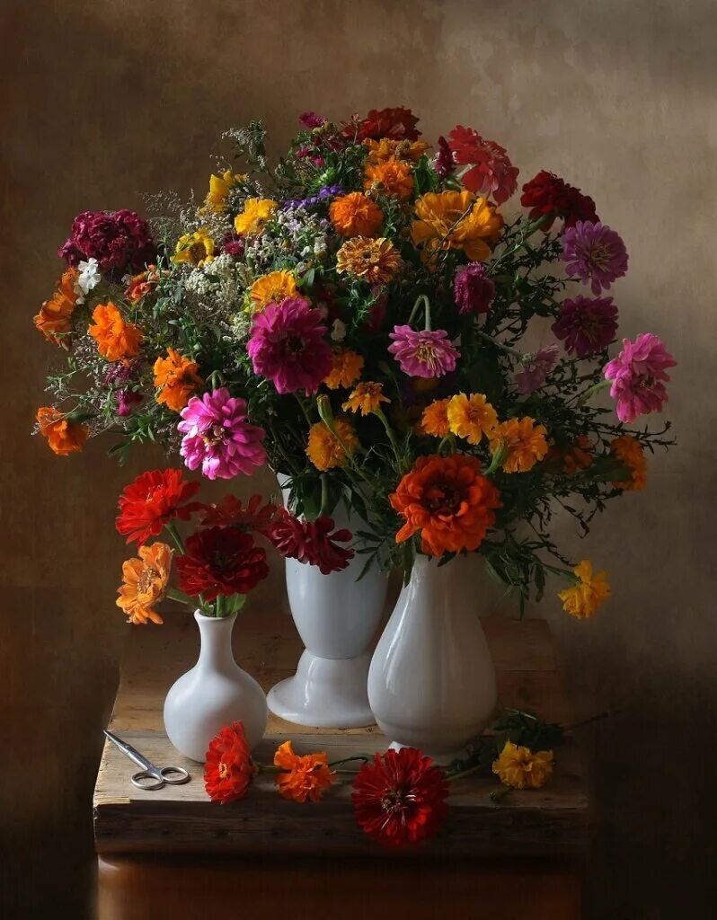 15 Autumn decoration ideas with flowers and fruits for home and garden Diseño fl