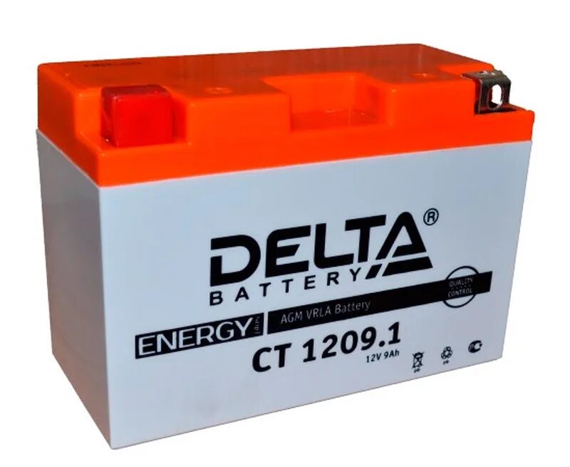 Battery ru. Аккумулятор Delta CT 1209. Delta CT 1209.1 AGM. Аккумулятор мотоциклетный Дельта 1209. АКБ Дельта 9 Ач.