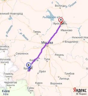 Карта брянск проложить маршрут