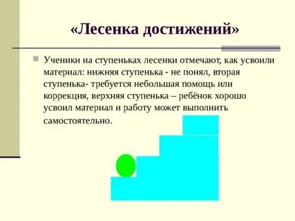 В чем заключается метод лесенка