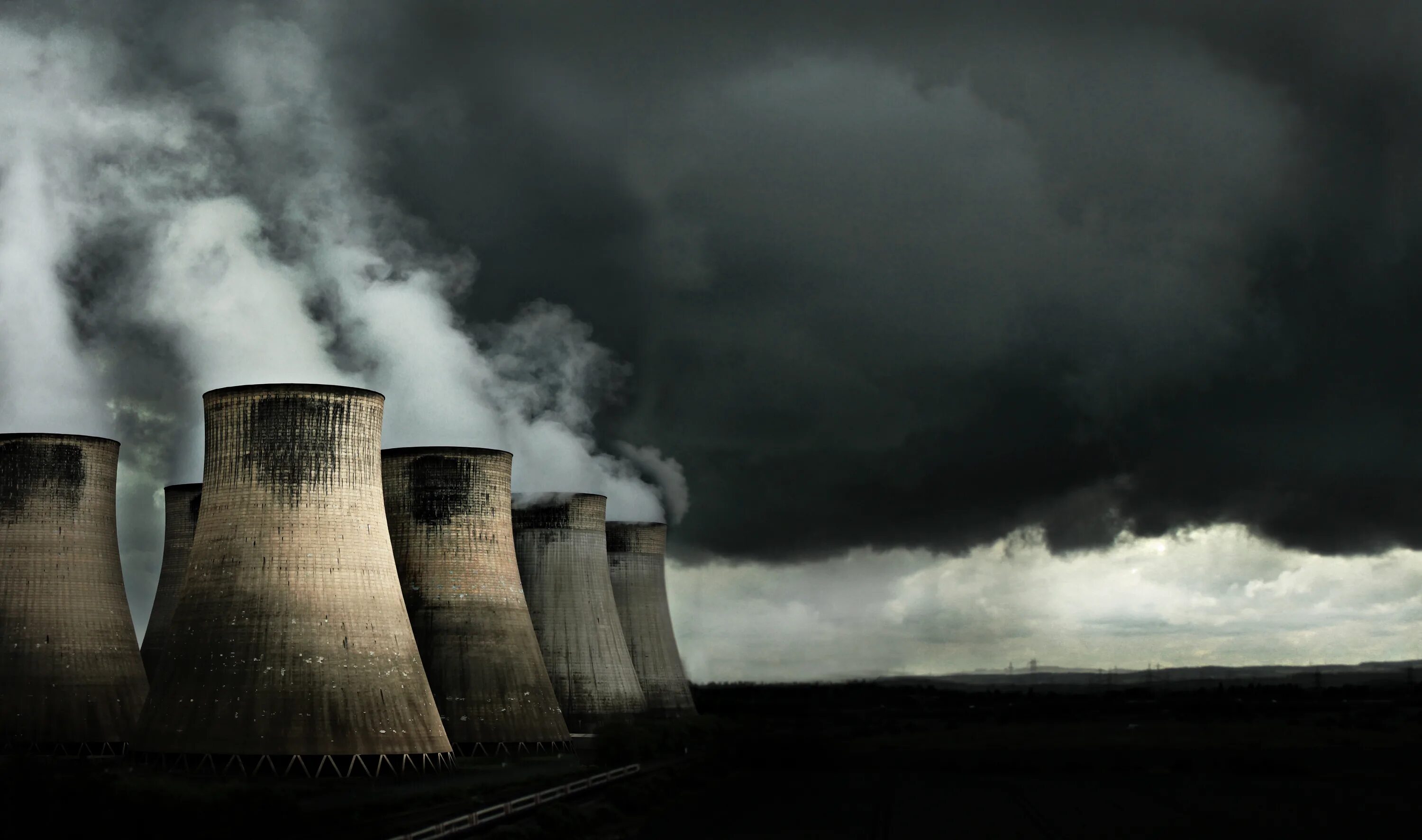 Тепловое загрязнение ТЭС. Градирня Чернобыль. Выбросы АЭС. Электростанции загрязнение.